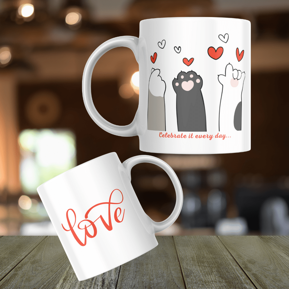 Celebrate Love Mug - Whisker Hut
