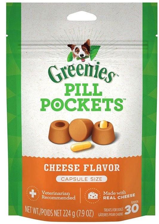 Greenies Pill Pockets Cheese Flavor Capsules 30 Ct. - Whisker Hut
