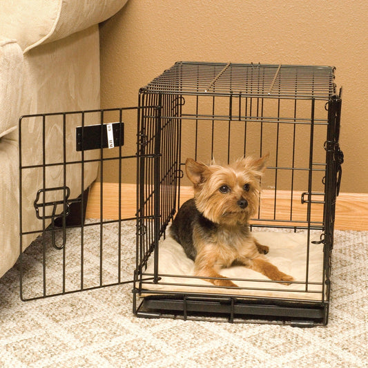 Life Stages Folding Double Door Dog Crate 22x13x16 - Whisker Hut