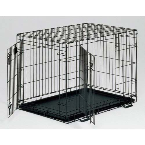 Life Stages Folding Double Door Dog Crate 22x13x16 - Whisker Hut