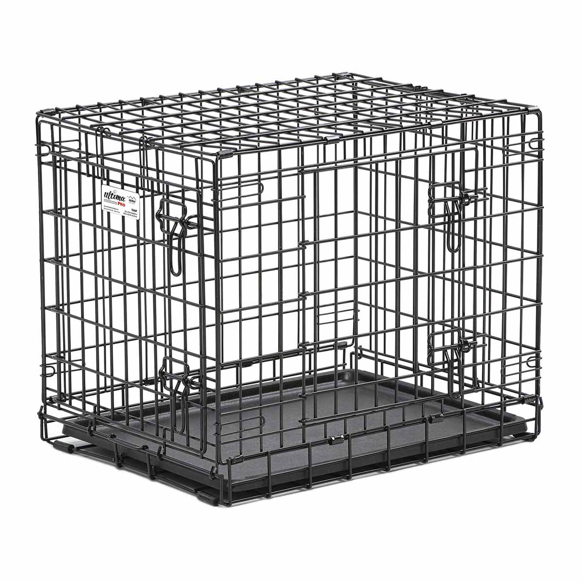 Life Stages Folding Double Door Dog Crate 22x13x16 - Whisker Hut
