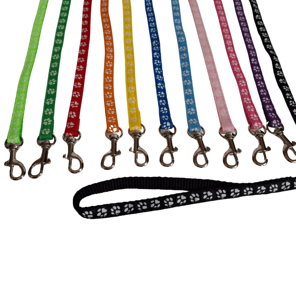 Lightweight Sturdy Paw Print Leash - Whisker Hut
