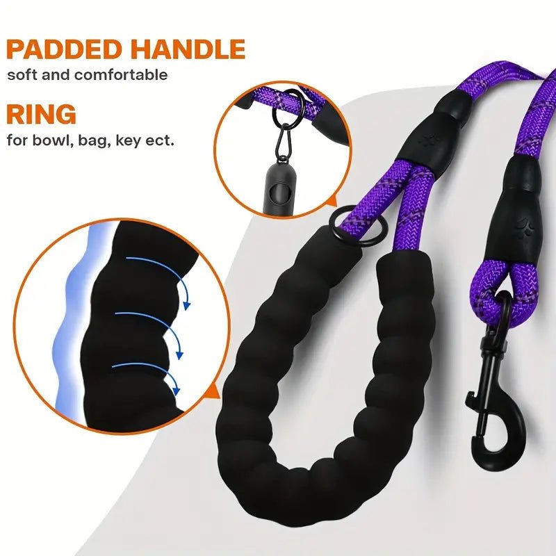 Reflective Rope Leash - Whisker Hut