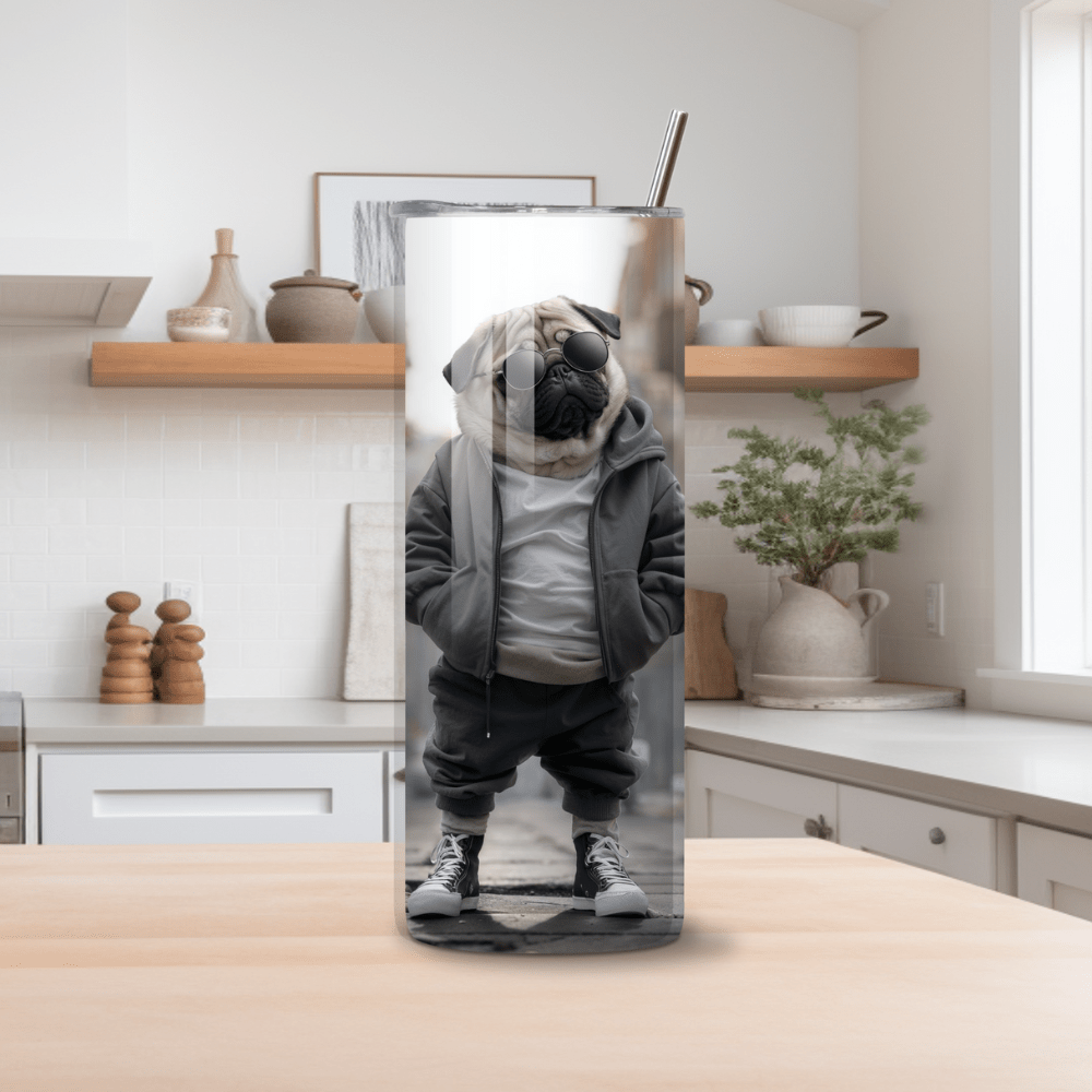 Street Pug Tumbler - Whisker Hut