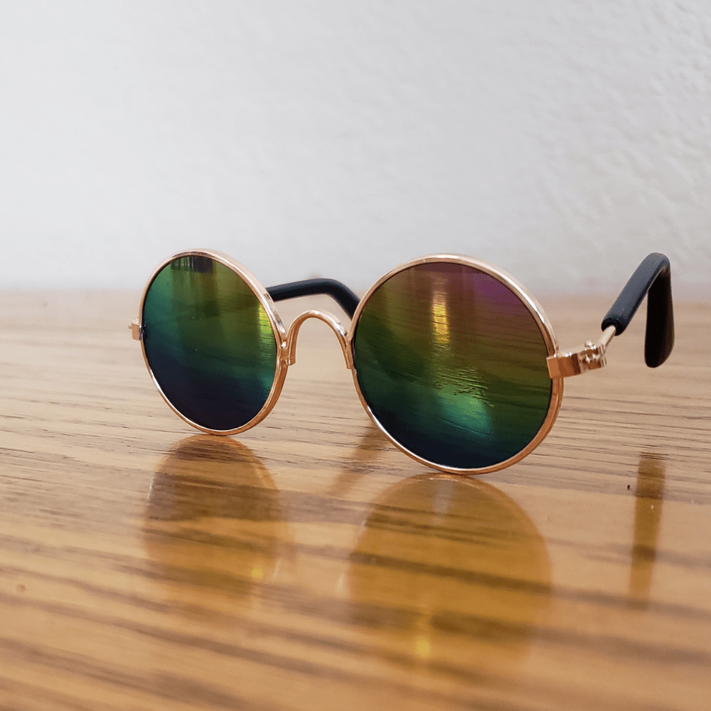 Round Retro UV Pet Sunglasses - Whisker Hut