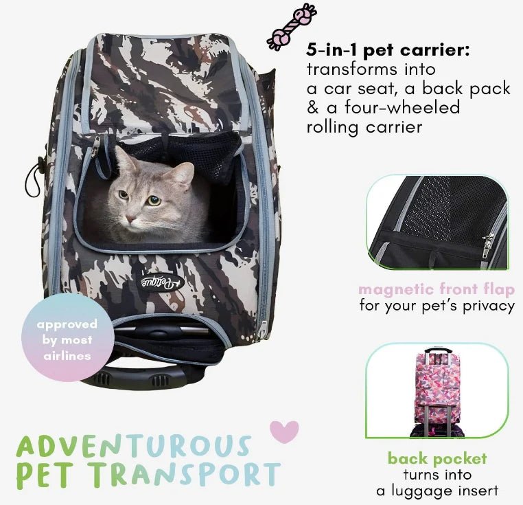 5-in-1 Pet Carrier for Dogs and Cats - Whisker Hut