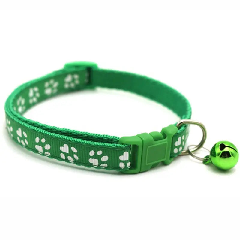 Paw Print Cat Collar