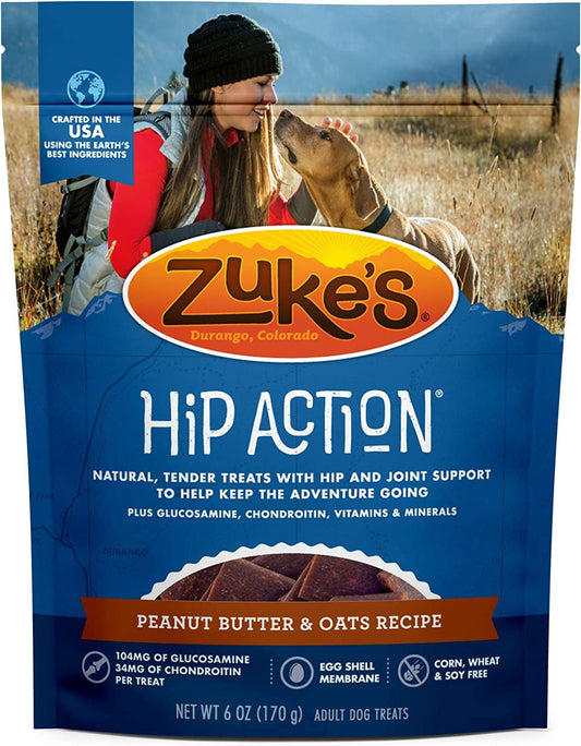 Hip Action Dog Treats Peanut Butter and Oats - Whisker Hut