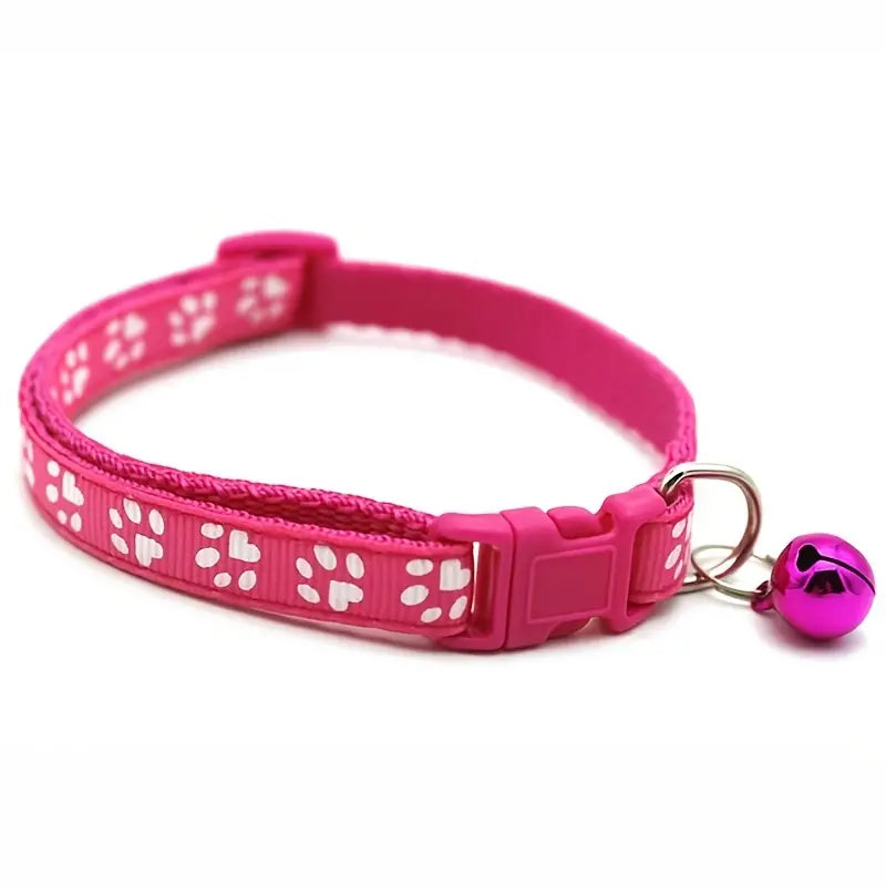 Paw Print Cat Collar