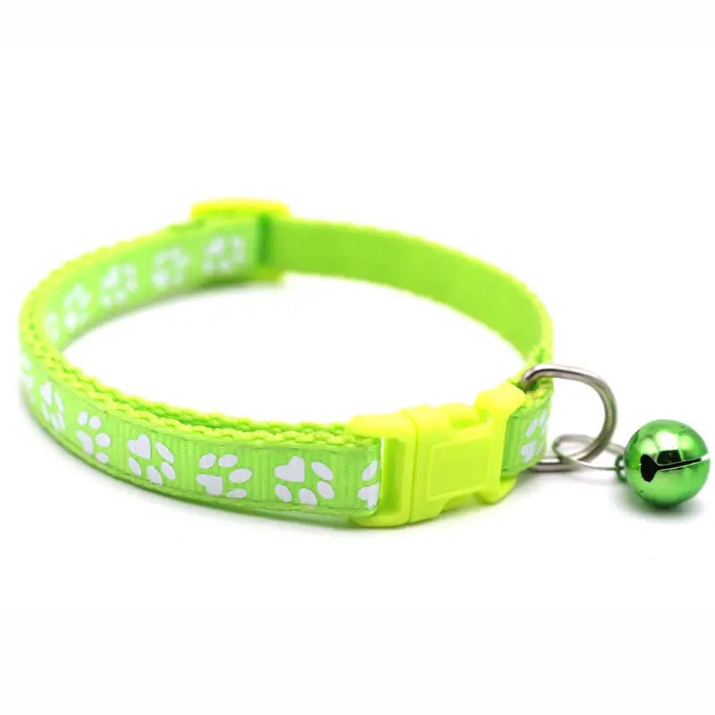 Paw Print Cat Collar