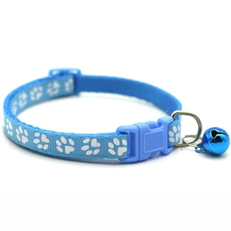 Paw Print Cat Collar