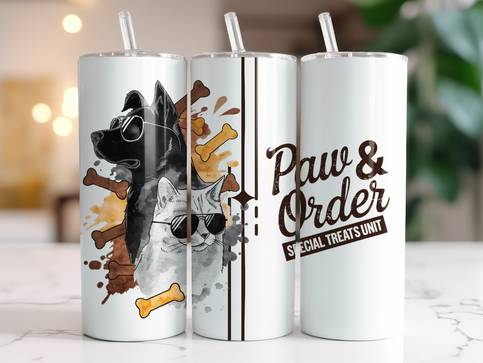 Paw and Order Tumbler - Whisker Hut