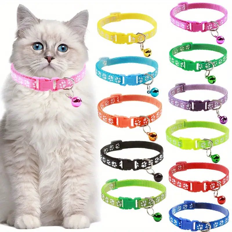 Paw Print Cat Collar - Whisker Hut