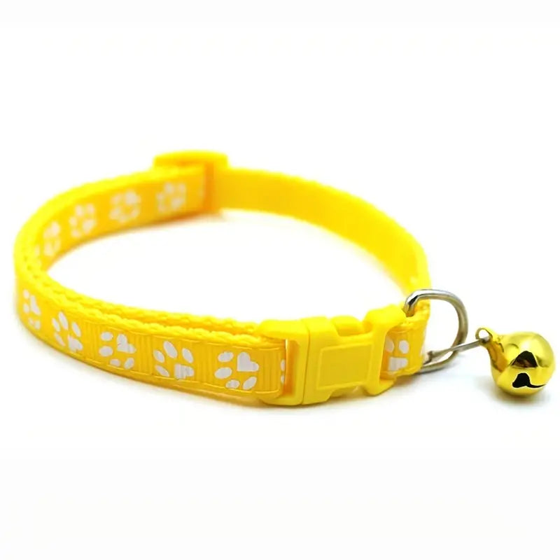 Paw Print Cat Collar