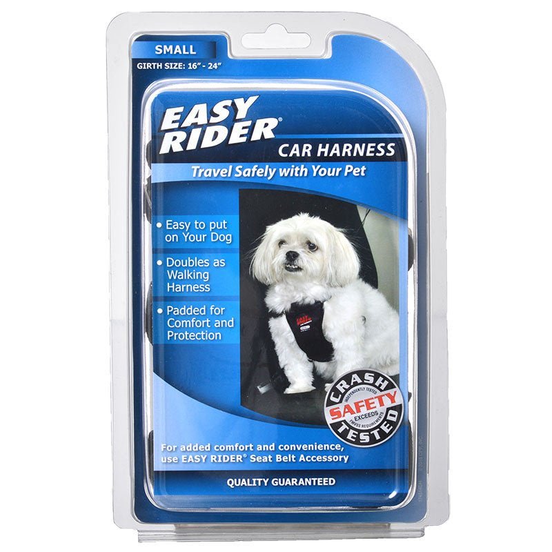 Easy Rider Car Harness for Dogs Black - Whisker Hut